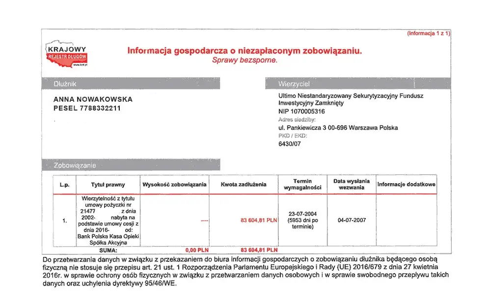 Zdjęcie Jak skutecznie dodać dłużnika do Krajowego Rejestru Długów KRD